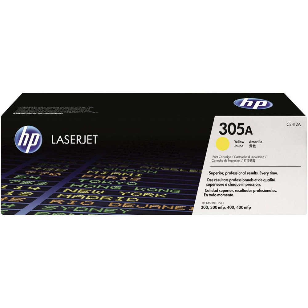 Toner HP 305A do Color LaserJet M351/375/451/475 | 2 600 str. | yellow, CE412A