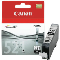 Tusz Canon CLI521BK do iP-3600/4600, MP-540/620/630/980 | 9ml | black