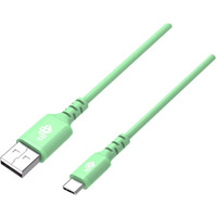 Kabel USB-USB C 1m silikonowy zielony Quick Charge