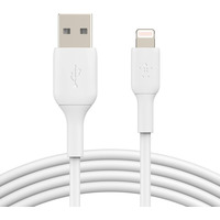 Kabel PVC USB-A to Lig htning 1m White