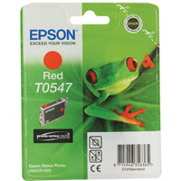 Tusz Epson T0547 do Stylus Photo R-800/1800 | 13ml | red