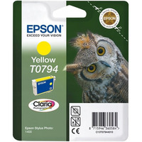 Tusz Epson T0794 do Stylus Photo 1400/1500W/P50/PX660 | 11, 1ml | yellow
