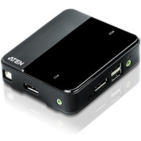 Przełącznik KVM 2-Port USB 4K DP/Audio