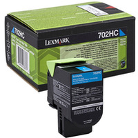 Kaseta z tonerem Lexmark 702HCE do CS-310/510 | korporacyjny | 3 000 str. | cyan