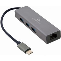 Hub 3 portowy USB 3.1 z kart sieciow
