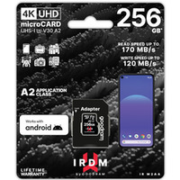 Karta pamici microSD IRDM 256GB UHS-I U3 A2 + adapter