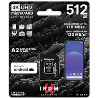 Karta pamici microSD IRDM 512GB UHS-I U3 A2 + adapter