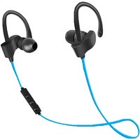 Suchawki douszne Bluetooth sportowe Czarno-niebieskie