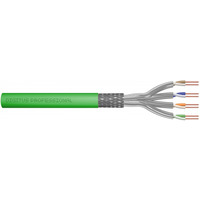 Kabel teleinformatyczny instalacyjny kat.8.2, S/FTP, Dca, AWG 22/1, LSOH, 100m, Zielony