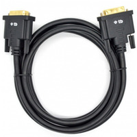 Kabel DVI M-M 24+1 1.8 m. czarny, pozłacany