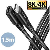 BUCM32-CF15AB Kabel przeduacz Gen2 USB-C - USB-C 1.5m, 5A, 20Gbps, PD 240W, oplot