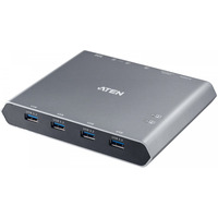 Prze��cznik 2-Port 4K DP USB-C KVM Dock Switch with Power