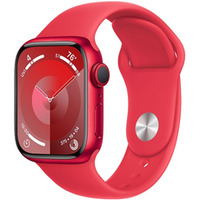 Watch Serie 9 GPS, 41mm Koperta z aluminium z edycji (PRODUCT)RED z paskiem sportowy z edycji (PRODUCT)RED - S/M