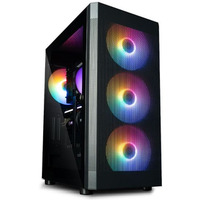 Obudowa I4 TG ATX Mid Tower PC case 4 wentylatory RGB