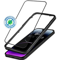 Szko ochronne Anti-Bacterial 3D Armour Glass iPhone 14 Pro Max z ramk instalacyjn