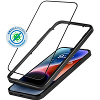 Szko ochronne Anti-Bacterial 3D Armour Glass iPhone 14 Pro z ramk instalacyjn