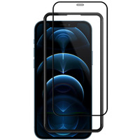 Szko ochronne Anti-Bacterial 3D Armour Glass iPhone 12 / iPhone 12 Pro z ramk instalacyjn