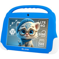Tablet KidsTAB8 4G 4/64GB Niebieskie etui