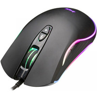 Mysz gamingowa przewodowa Nemesis C365 6400 DPI 7P RGB LED programowalne przyciski czarna