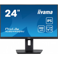 Monitor 23.8 cala ProLite XUB2492QSU-B1 IPS, QHD, USB-C, 100Hz, 3xUSB(3.2), HDMI, DP 300cd/m2, FreeSync, 2x2W, HAS(150mm), PIVOT
