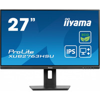 Monitor 27 cali ProLite XUB2763HSU-B1 IPS, 100HZ, ECO, 3ms, SLIM, HDMI, DP, 2x USB3.22x2W, HAS(150mm), TCO, EPEAT