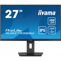 Monitor 27 cali ProLite XUB2793QSU-B6 IPS, QHD, HAS(150mm), 100Hz, HDMI, DP, 2x2W 2xUSB(3.2), FreeSync