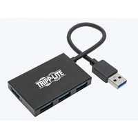 4-portowy, smuky, przenony koncentrator USB-A USB 3.2 Gen 1 Obudowa aluminiowa U360-004-4A-AL