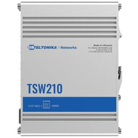 Przecznik niezarzdzalny TSW210 Switch 2xSFP 8xPoE+ 8xGbE DIN RAIL Back Panel