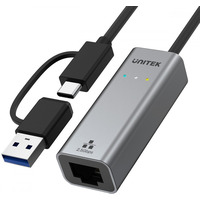 Adapter USB-A/C 3.1 GEN1 RJ45; 2, 5 Gbps; U1313C
