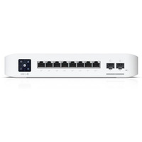 Prze³±cznik UniFi 8 PoE USW-PRO-8-POE, 6 portów 1 GbE PoE+, 2 porty 1 GbE PoE++, 2 porty 10G SFP+, 120W