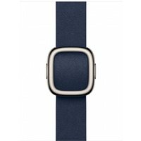 Pasek w kolorze gbinowego bkitu z klamr nowoczesn do koperty 42 mm - rozmiar S