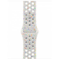 Pasek sportowy Nike w kolorze czystej platyny do koperty 42 mm - rozmiar M/L