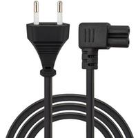 Kabel zasilaj�cy 2pin, C7 k�towy 5m, CL-186