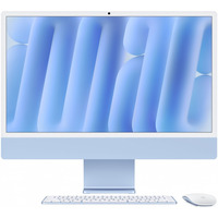 iMac 24 cale: M4 8/8, 16GB, 256GB SSD - Niebieski