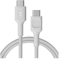 Kabel USB-C-USB-C PowerStream 100W oplot 1, 2m bia�y