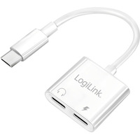 Adapter USB-C do 2x USB -C, PD 60W / audio