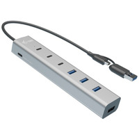 Hub USB-C/USB-A Charging Metal HUB 7 ports