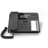 Telefon przewodowy Desk600 Czarny