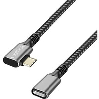 Kabel USB3.2 gen2 TypeC do USB-C/F, PD, 0.5m