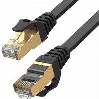 Patchcord CAT.7 SSTP 5M (8P8C) RJ45; płaski; C1897BK-5M