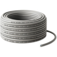 Kabel patchcord sieciowy skrętka UTP | Miedziany Cu | CAT6 | Highspeed 1Gb/s | LAN | 50m | Szary