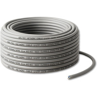 Kabel patchcord sieciowy skrętka UTP | Miedziany Cu | CAT6 | Highspeed 1Gb/s | LAN | 100m | Szary