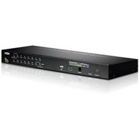 Prze��cznik 16-Port PS/2-USB VGA KVM Switch W/Chain