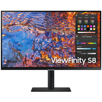 Monitor 27 cali ViewFinity S8 IPS 3840x2160 UHD 16:9 1xHDMI 1xUSB-C (90W) 1xDP 3xUSB 3.0 LAN (RJ45) 5ms HAS+PIVOT paski 3 lata on-site (LS27B800PXUXE