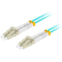 Patchcord �wiat�owodowy Mm Lc/Upc-Lc/Upc Duplex 3.0mm 2m Aqua