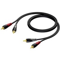 Kabel 2X RCA/CINCH Mski - 2X RCA/CINCH Mski 1, 5M - CLA800/1.5