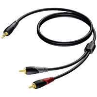 Kabel 3, 5 mm Jack Mski Stereo - 2x RCA/Cinch Mski 3 m - CLA711/3