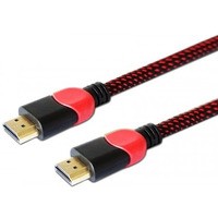 Kabel HDMI 2.0 czerwono-czarny 3 m, GCL-04