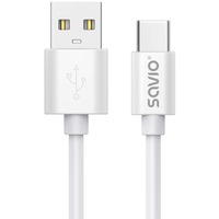 Kabel USB-A - USB-C, 2A, 3m, CL-168