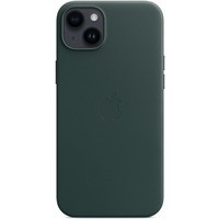 Etui skrzane z MagSafe do iPhone 14 Plus - lena ziele